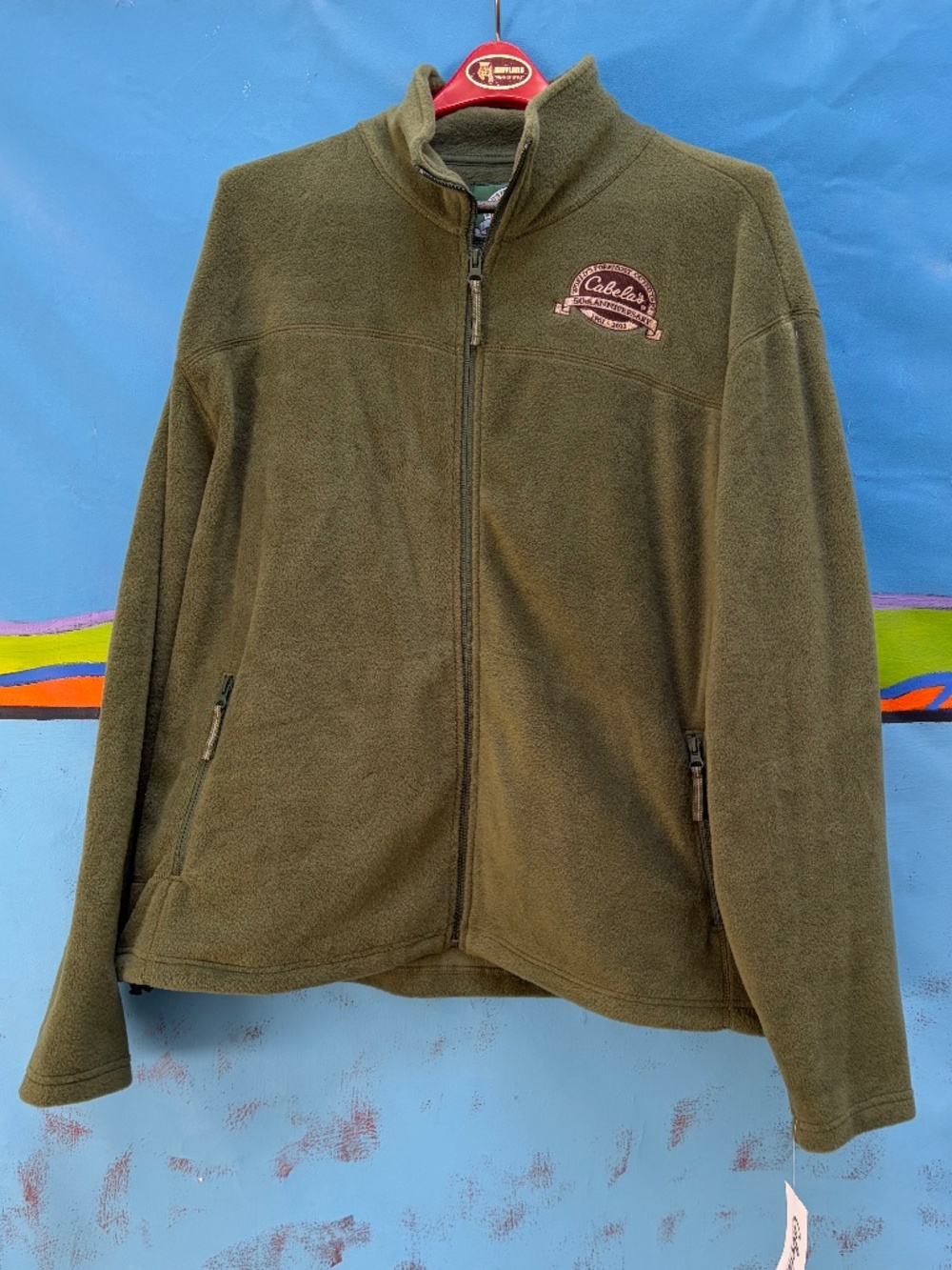 Cabela's 50th Anniversary Full-Zip Fleece Jacket, XL, New with Tags